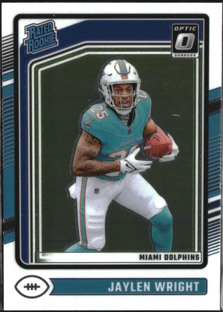 Jaylen Wright #249 Football Cards 2024 Panini Donruss Optic