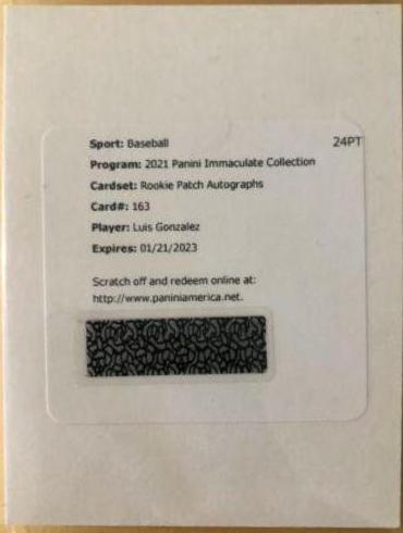 Luis Gonzalez [Patch Autograph] #163