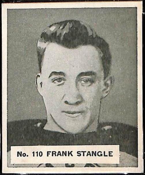 Frank Stangle #110 Hockey Cards 1937 V356 World Wide Gum