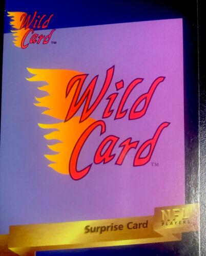 Surprise Card #1 Football Cards 1993 Wild Card