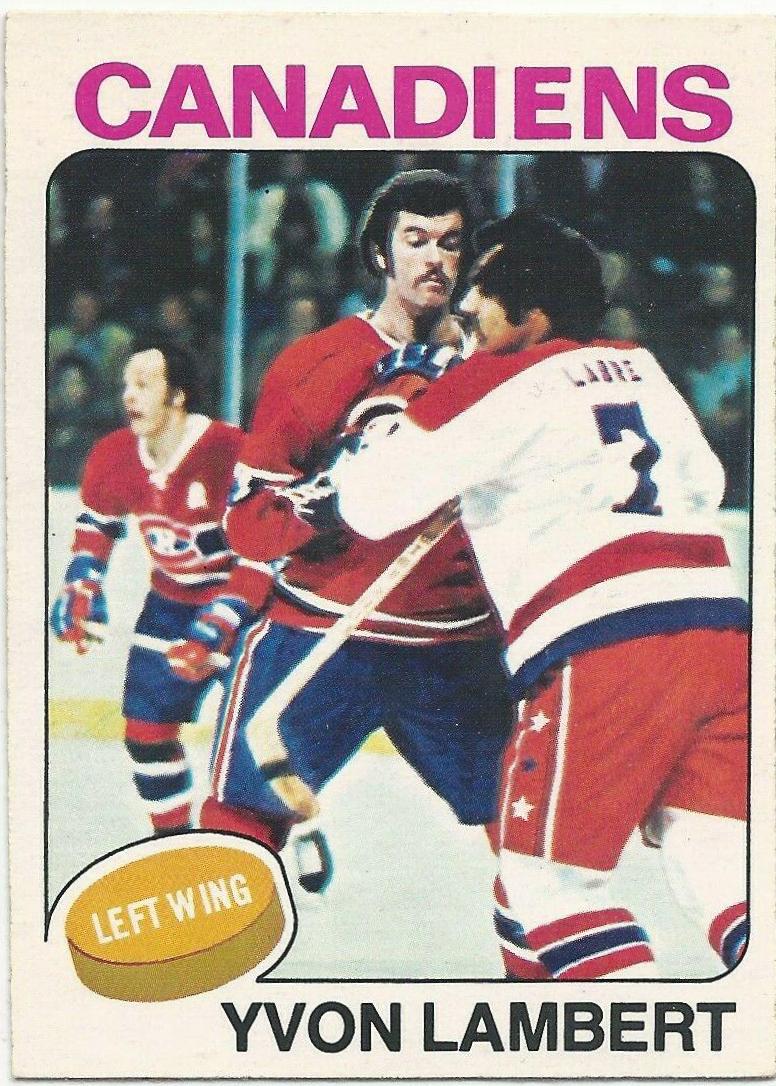 Yvon Lambert #17 Hockey Cards 1975 O-Pee-Chee