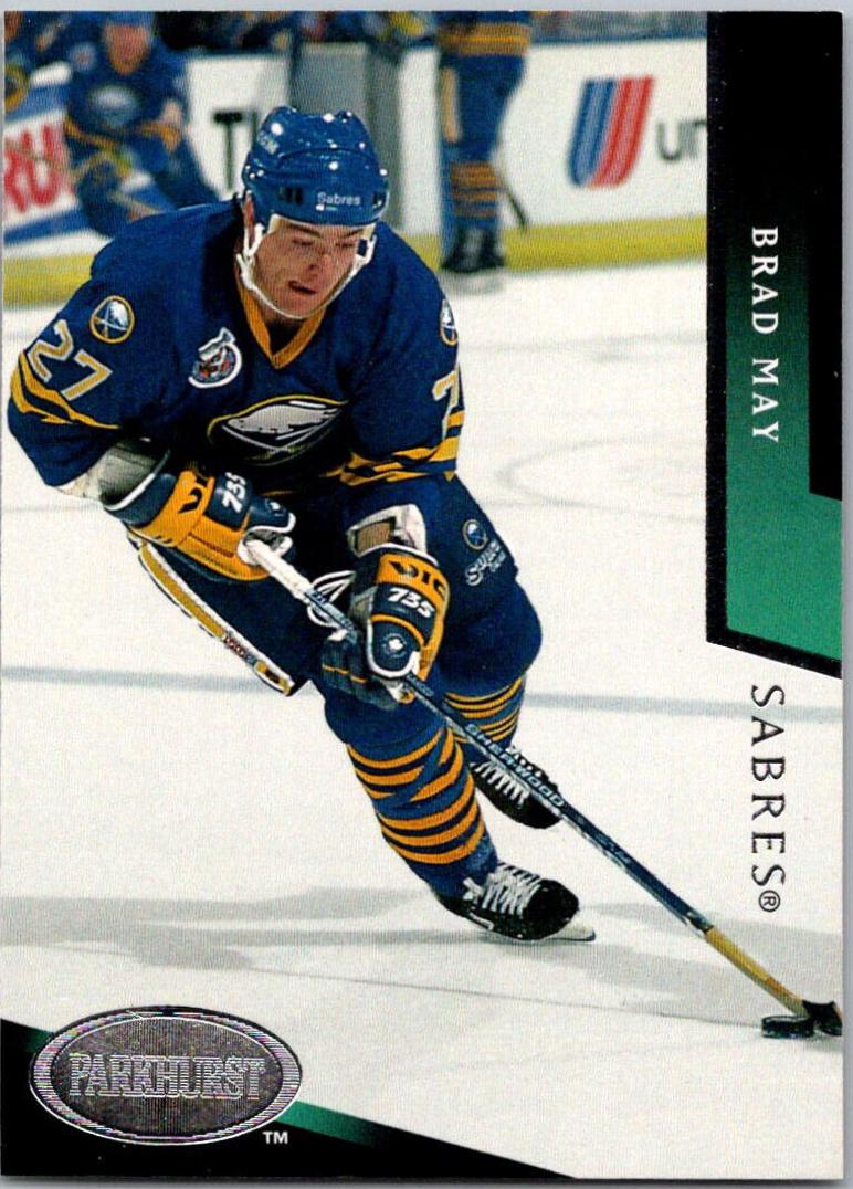 Brad May #27 Hockey Cards 1993 Parkhurst