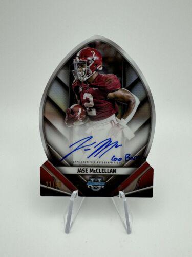 Jase McClellan #FOFA-JM Football Cards 2023 Bowman Chrome University Future of Autographs