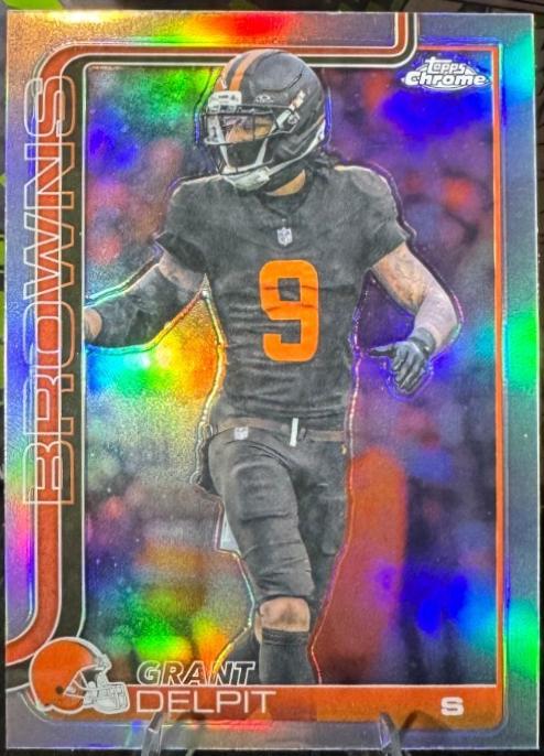 Grant Delpit [Football Leather Refractor] #66