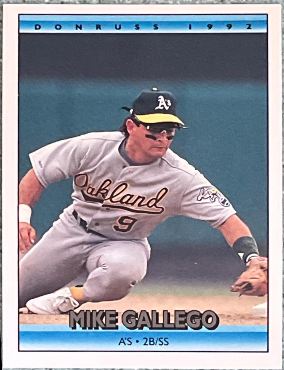 Mike Gallego #314 Baseball Cards 1992 Donruss