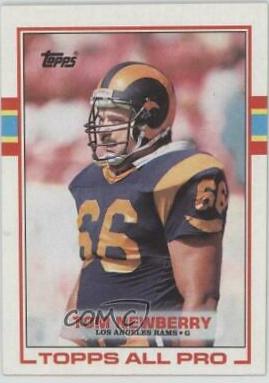 Tom Newberry #123 Football Cards 1989 Topps