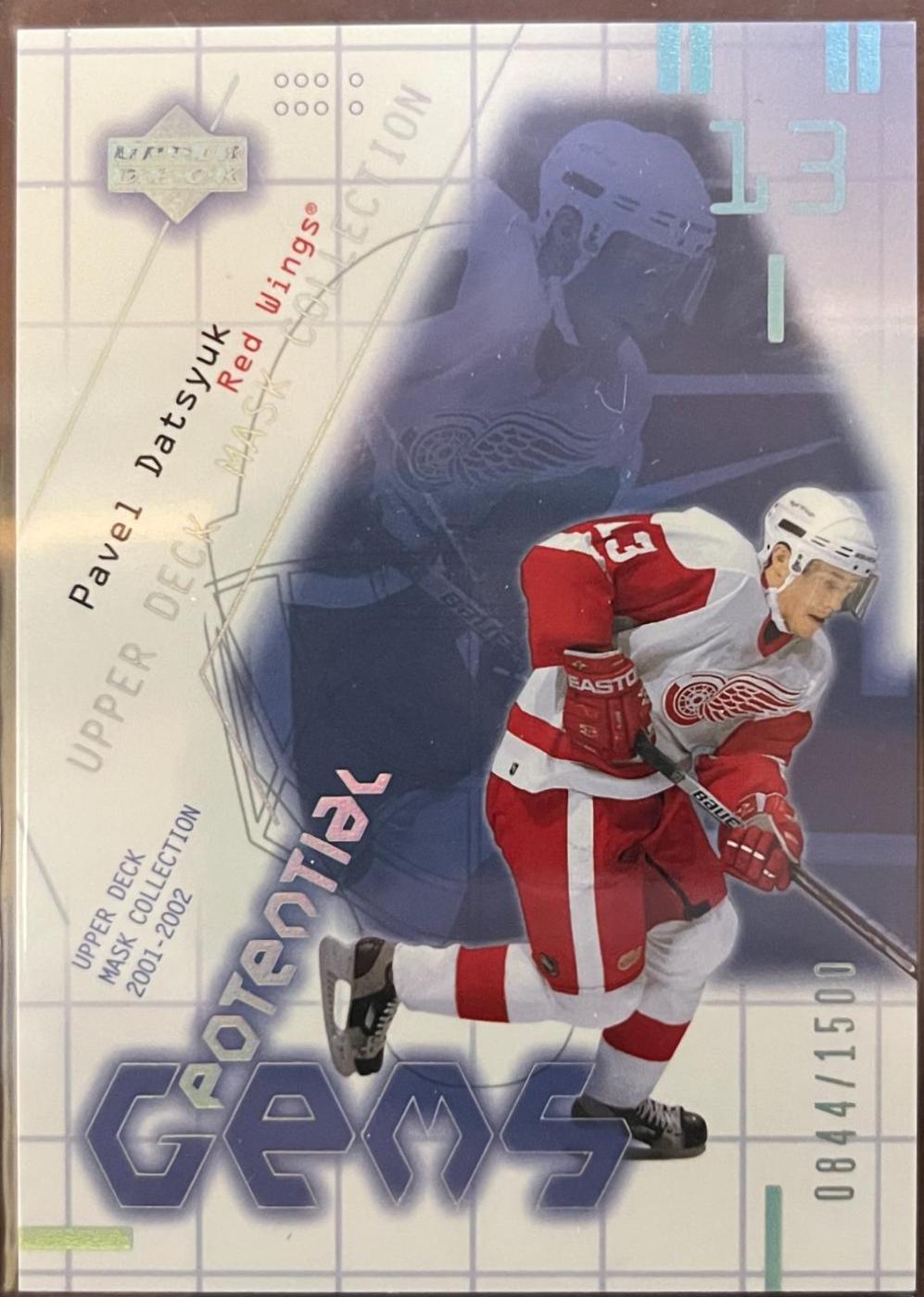 Pavel Datsyuk #144 Hockey Cards 2001 Upper Deck Mask Collection
