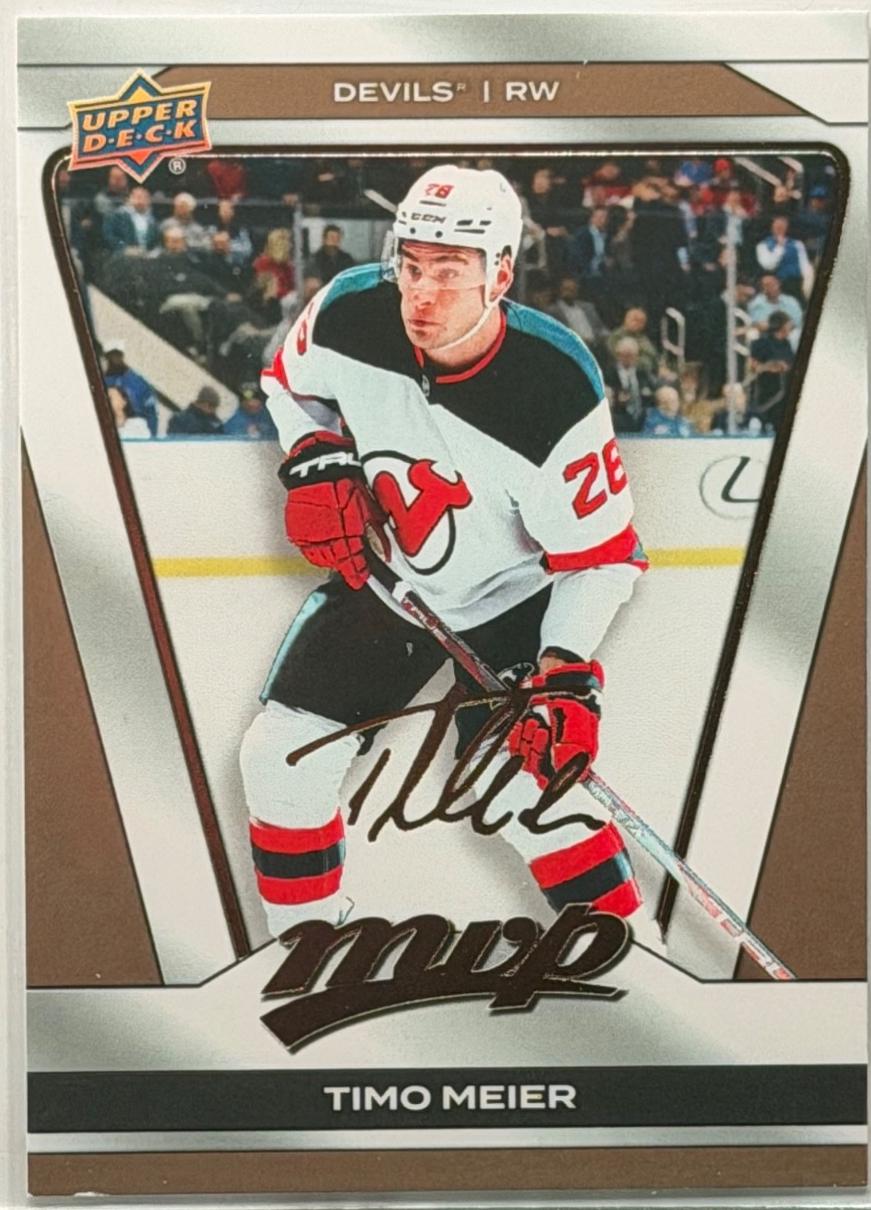 Timo Meier #211 2025-26 Upper Deck MVP Hockey