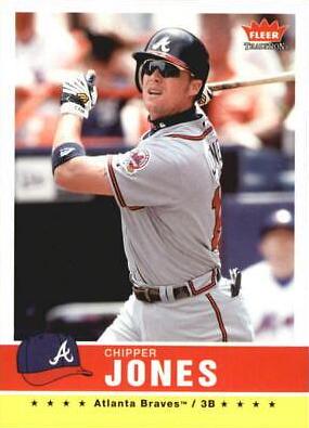 Chipper Jones #2 Baseball Cards 2006 Fleer Tradition