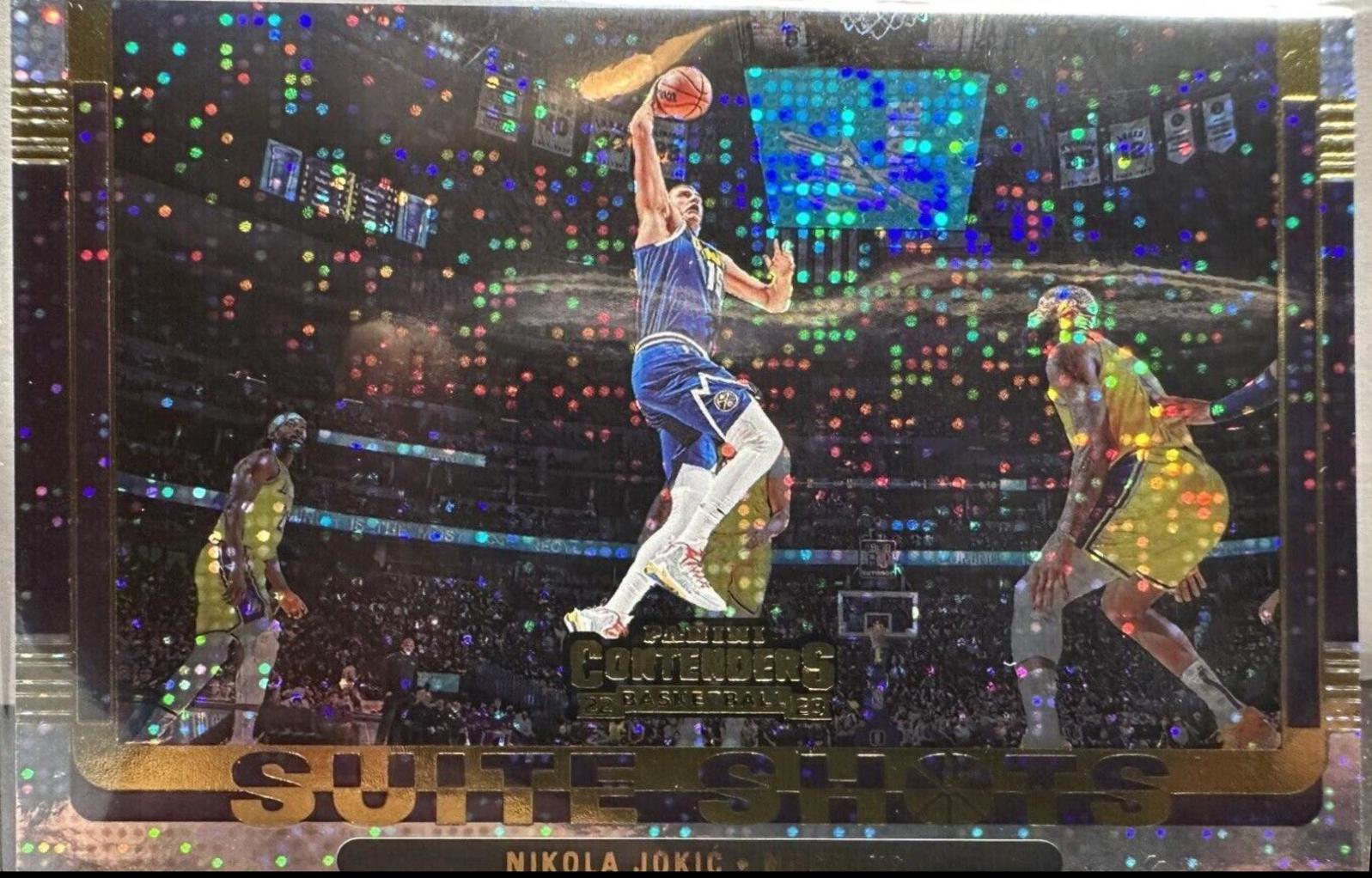 Nikola Jokic #21 Basketball Cards 2022 Panini Contenders Suite Shots