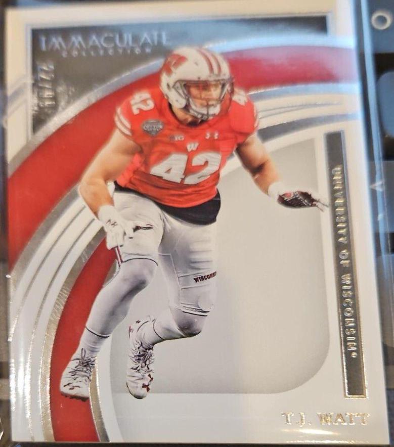 T. J. Watt #49 2022 Panini Immaculate Collegiate Football