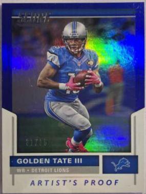 Golden Tate III #46 Football Cards 2017 Panini Score