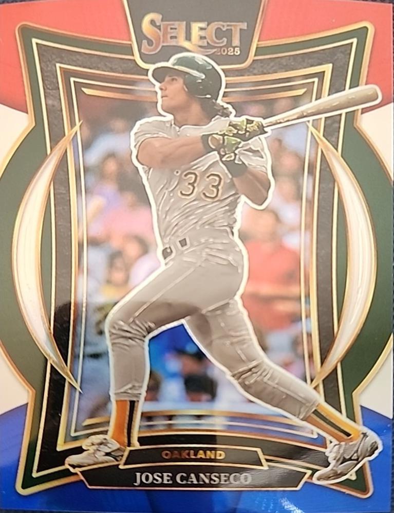 Jose Canseco [Red Blue] #60 Prices | 2025 Panini Select | Baseball