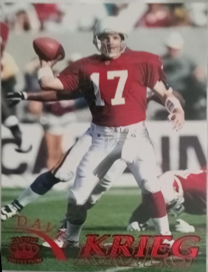 Dave Krieg #3 Football Cards 1996 Pacific Gridiron