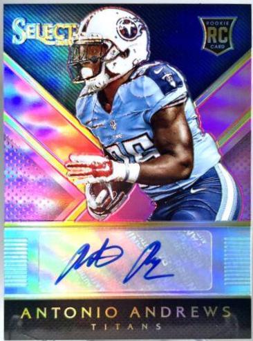 Antonio Andrews #RA-AA Football Cards 2014 Panini Select Rookie Autograph