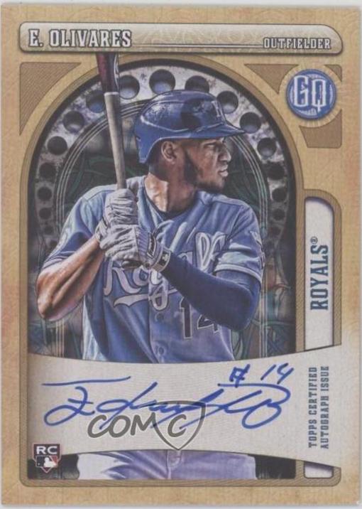 Edward Olivares #GQA-EO Baseball Cards 2021 Topps Gypsy Queen Autographs