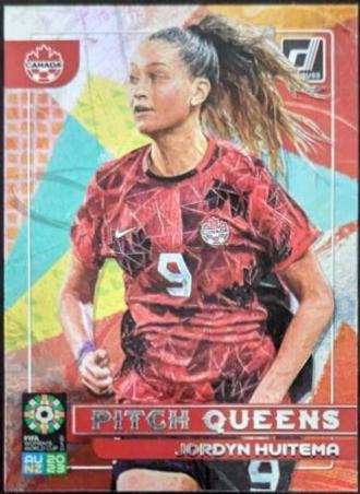 Jordyn Huitema #4 Soccer Cards 2023 Donruss FIFA Women's World Cup Pitch Queens