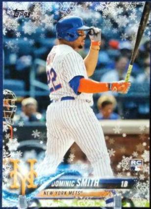 Dominic Smith #183 Baseball Cards 2018 Topps Holiday Mega Box