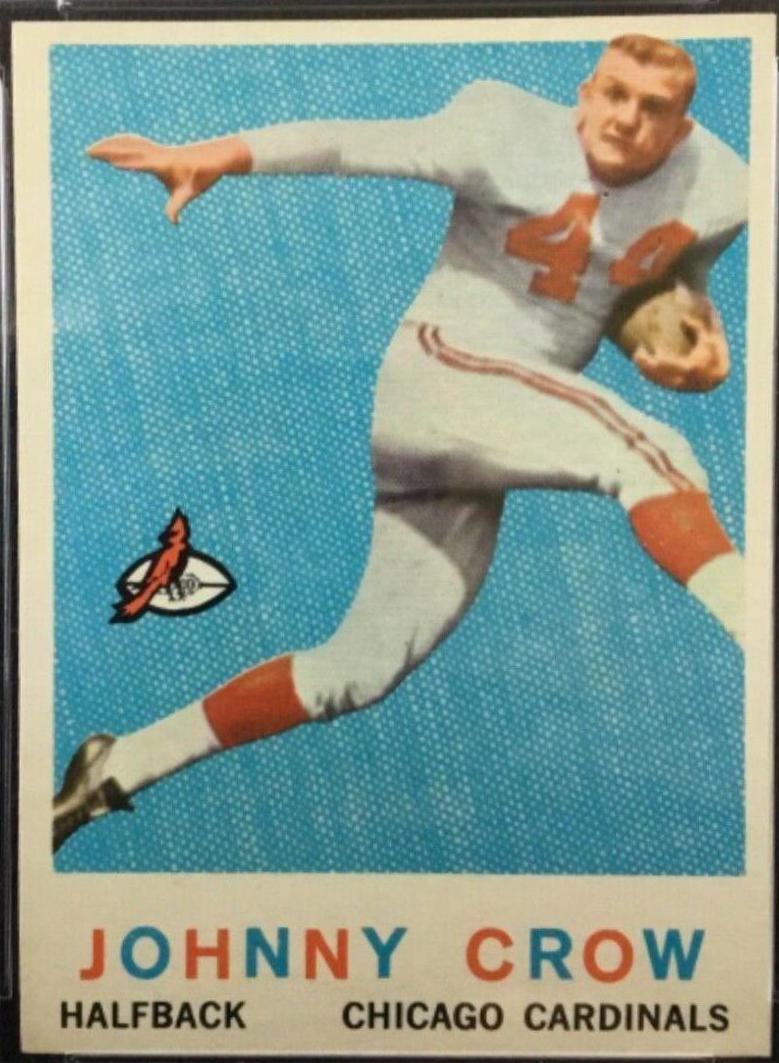 Johnny Crow #105 Football Cards 1959 Topps