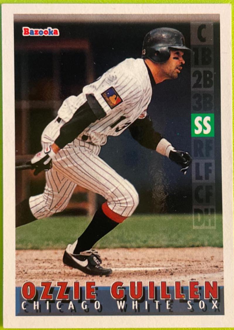 Ozzie Guillen #8 Baseball Cards 1995 Bazooka
