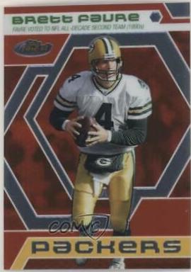 Brett Favre #BF13 Football Cards 2006 Topps Finest Favre Moments