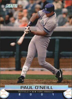 Paul O'Neill #59 Baseball Cards 2001 Stadium Club