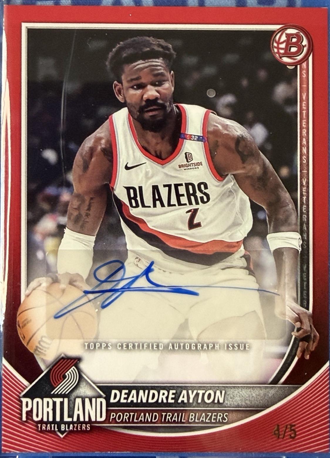 Deandre Ayton [Red Border] #RVA-DA