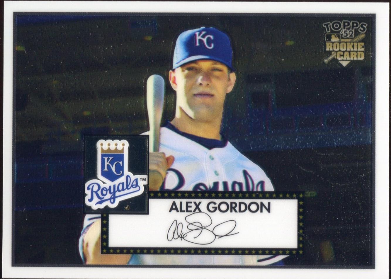 Alex Gordon #TCRC14 Baseball Cards 2007 Topps 1952 Chrome