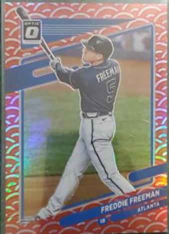 Freddie Freeman #123 2021 Panini Donruss Optic Baseball