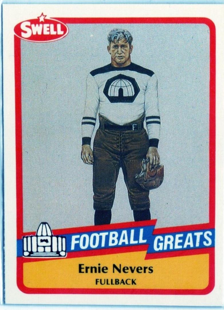 Ernie Nevers #16 Football Cards 1989 Swell Greats