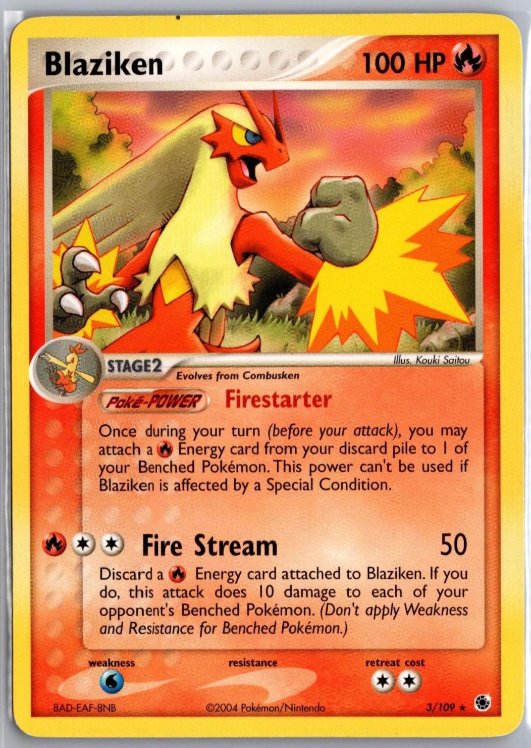 Blaziken #3 from Pokemon EX Battle Stadium