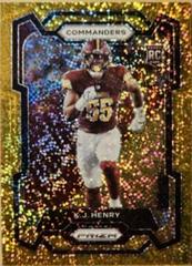 K. J. Henry [Gold Sparkle] #400 Football Cards 2023 Panini Prizm Prices
