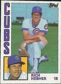 Rich Hebner #50T Baseball Cards 1984 Topps Traded Tiffany