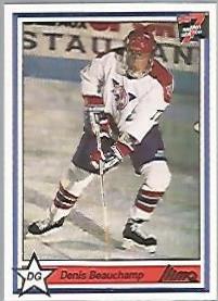 Denis Beauchamp #262 1990 7th Inning Sketch Lhjmq Hockey