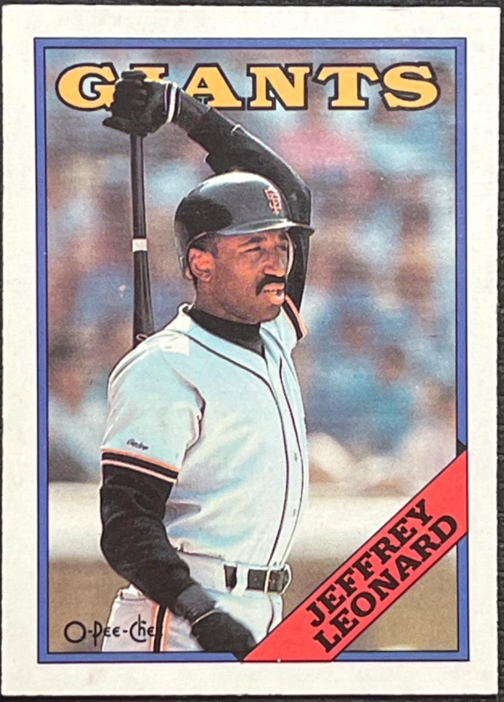 Jeffery Leonard #152 Baseball Cards 1988 O Pee Chee