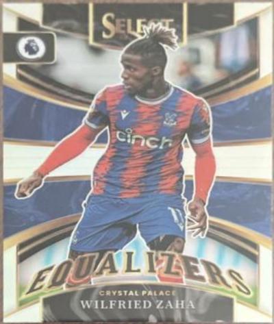 Wilfried Zaha #21 Soccer Cards 2022 Panini Select Premier League Equalizers