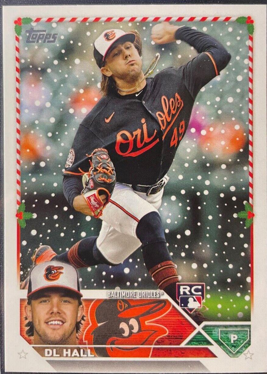 DL Hall #H147 Baseball Cards 2023 Topps Holiday