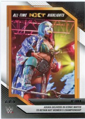 Asuka #22 Wrestling Cards 2022 Panini NXT WWE All Time Highlights