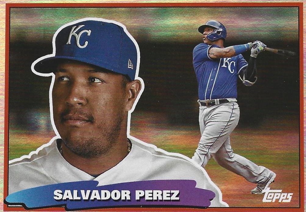 Salvador Perez #88BF-20 Baseball Cards 2022 Topps Archives 1988 Big Foil