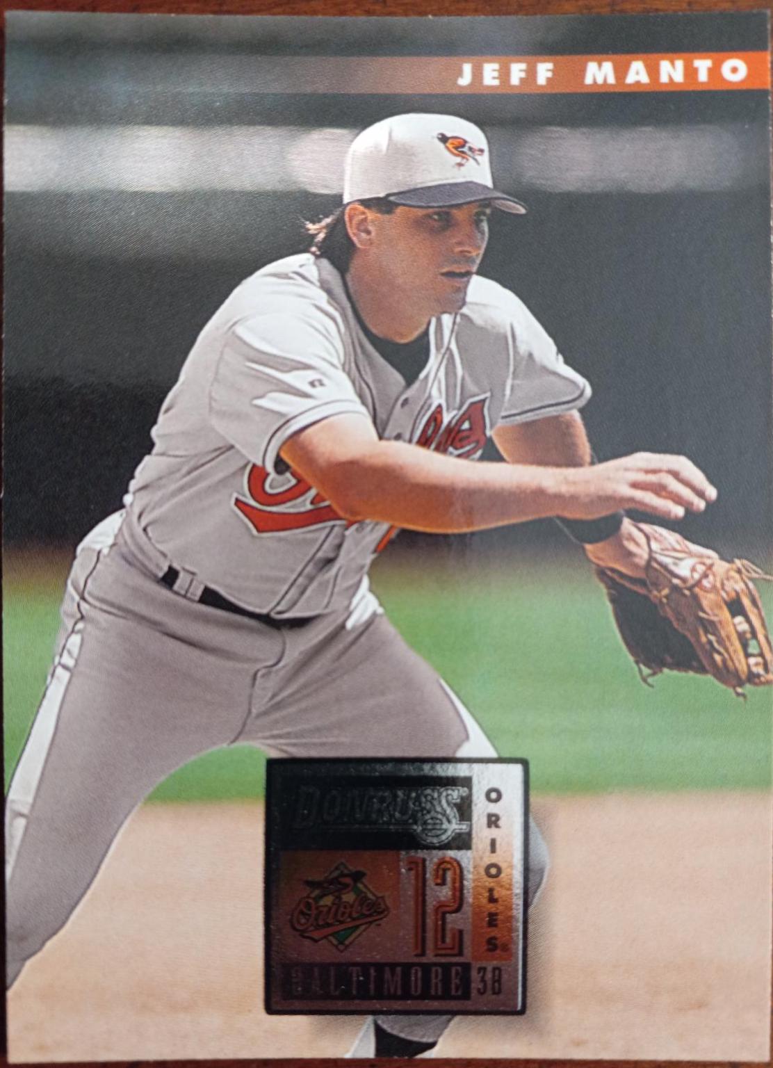 Jeff Manto #38 Baseball Cards 1996 Panini Donruss