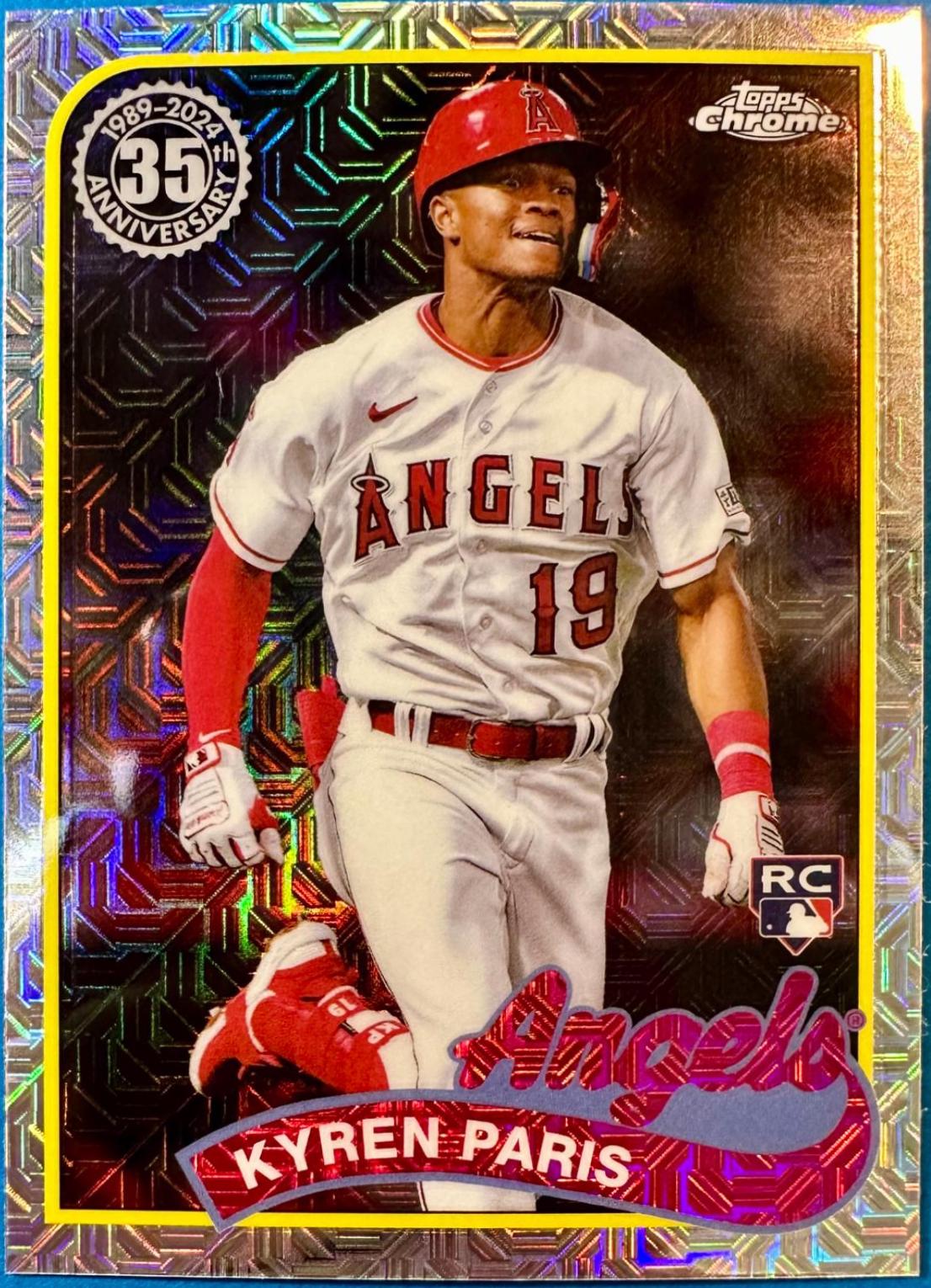 Kyren Paris #2T89C-38 Baseball Cards 2024 Topps 1989 Chrome Silver Pack