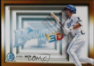 Bobby Witt Jr. [Gold Refractor] #B3D-14
