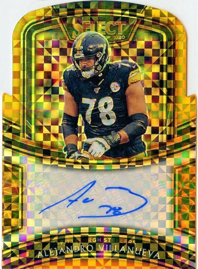 Alejandro Villanueva [Gold Prizm Die-Cut]