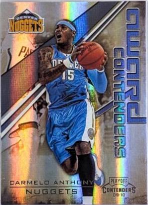 Carmelo Anthony #5 Basketball Cards 2009 Playoff Contenders Award Contenders