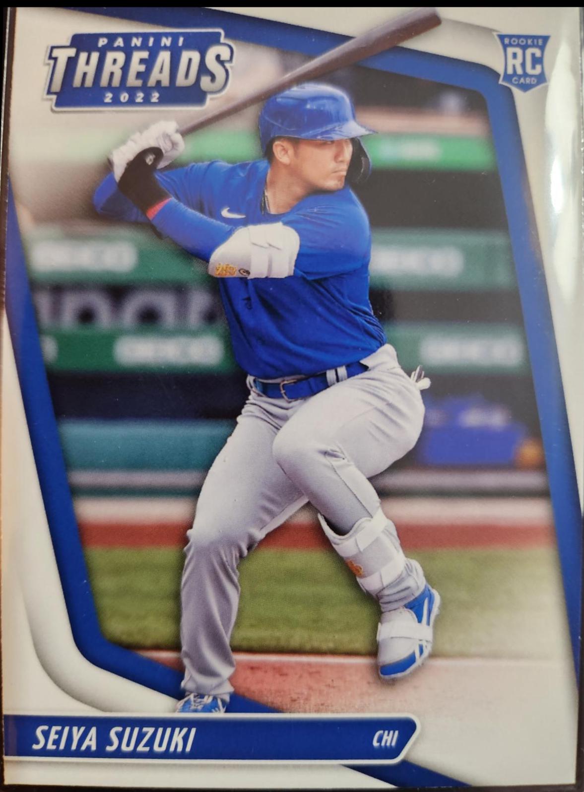 Seiya Suzuki #4 Baseball Cards 2022 Panini Chronicles Threads