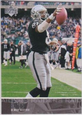 Tim Brown #8 Football Cards 2003 Upper Deck
