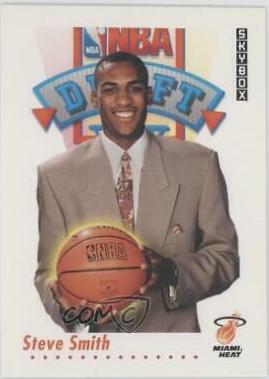 Steve Smith #517 Basketball Cards 1991 Skybox