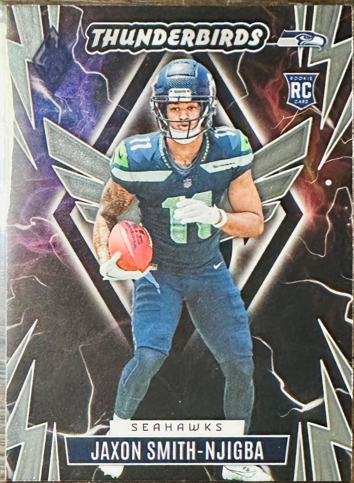 Jaxon Smith Njigba #TB-JSN Football Cards 2023 Panini Phoenix Thunderbirds