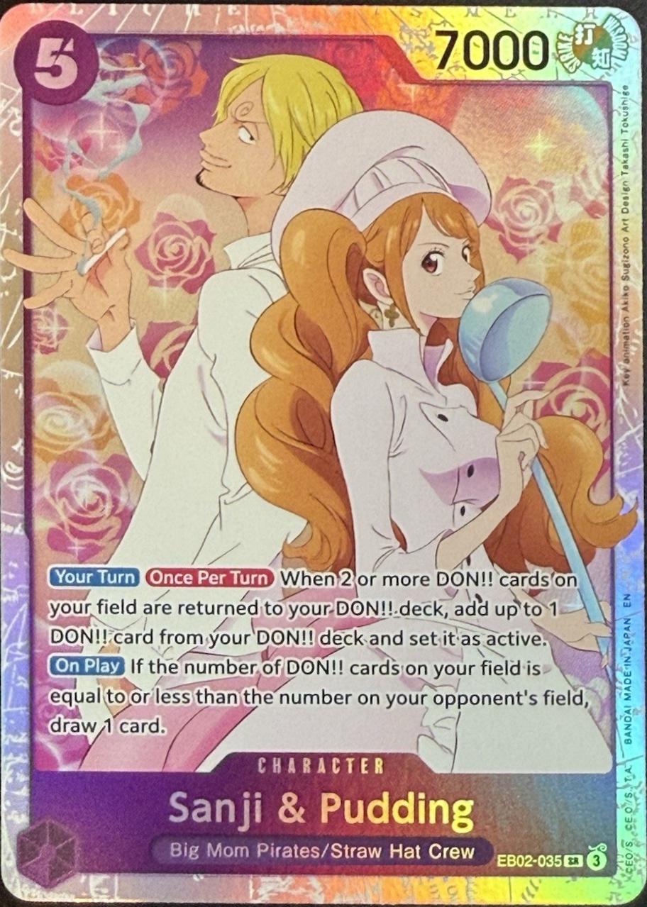 Sanji & Pudding EB02-035 One Piece Extra Booster Anime 25th Collection