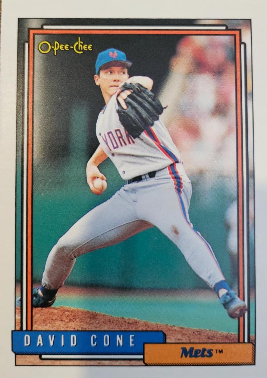 David Cone #195 Baseball Cards 1992 O Pee Chee